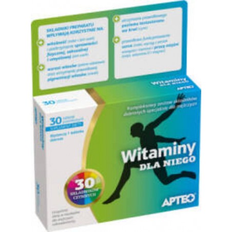  Witaminy dla Niego Apteo 30 tabletek 
