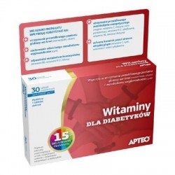 Witaminy dla diabetyków Apteo, 30 tabletek