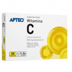 Witamina C 200 mg Apteo 50 tabltek powlekanych