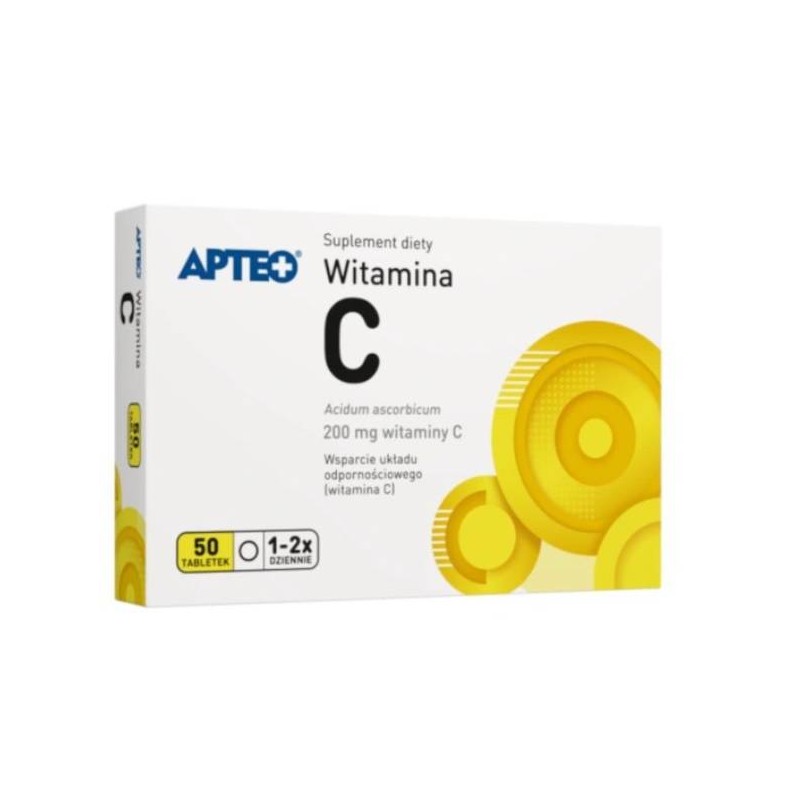 Witamina C 200 mg Apteo 50 tabltek powlekanych 
