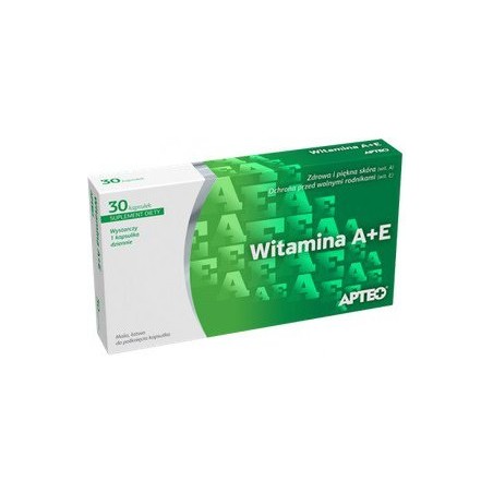 Witamina A + E Apteo, 30 kapsułek
