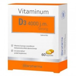 Vitaminum D3 4000 j.m. Strong, 60 kapsułek