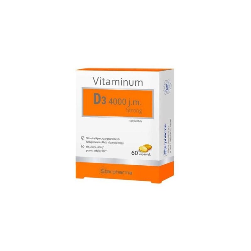 Vitaminum D3 4000 j.m. Strong, 60 kapsułek 