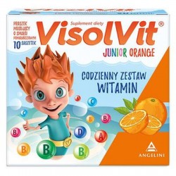 Visolvit Junior Orange granulat musujący 10 saszetek