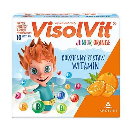  Visolvit Junior Orange granulat musujący 10 saszetek 