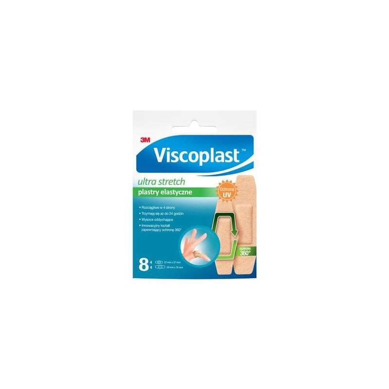 Viscoplast Ultra Stretch plastry 8 szt. 