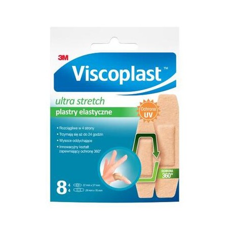 Viscoplast Ultra Stretch plastry 8 szt.