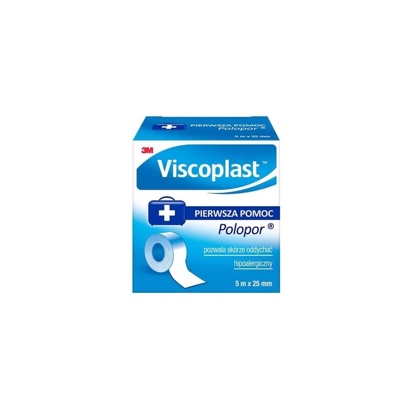 Viscoplast Polopor 5 m x 25 mm, 1 sztuka 