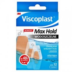 Viscoplast Max Hold plastry, 12 sztuk
