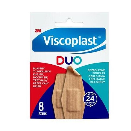 Viscoplast Duo plastry 8 sztuk