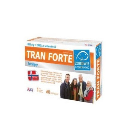 Tran Familijny Forte, 60 kapsułek