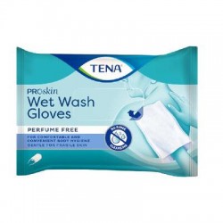 Tena Wet wash gloves nawilżane myjki do skóry, 8 sztuk