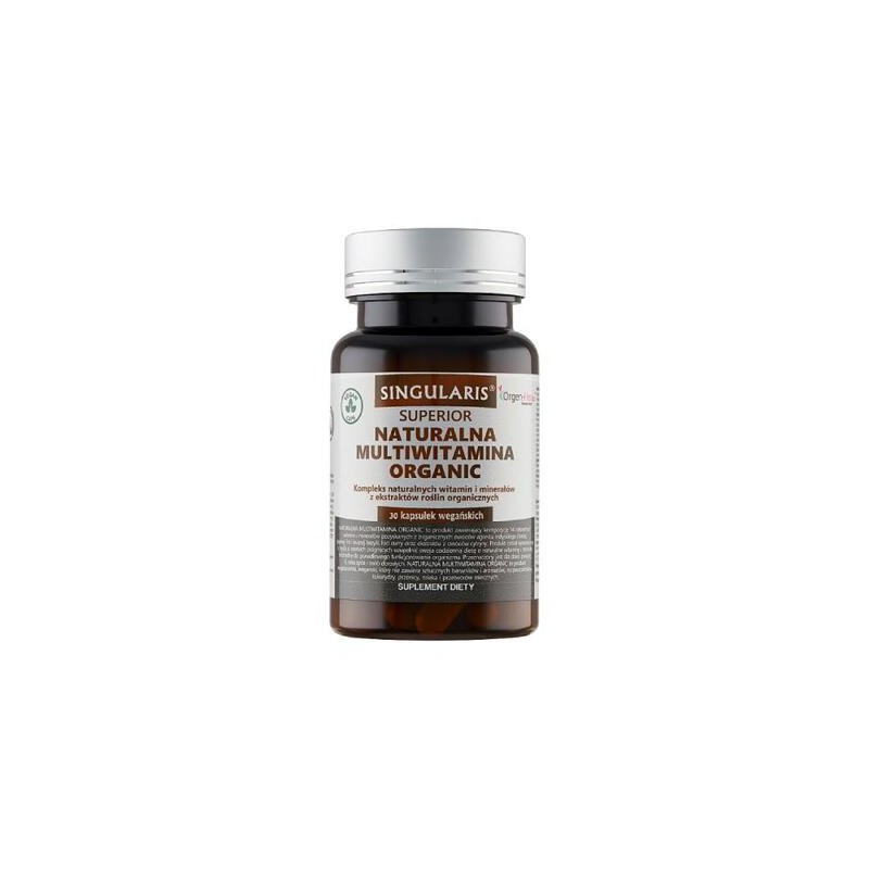 Singularis Naturalna multiwitamina organic, 30 kapsułek 