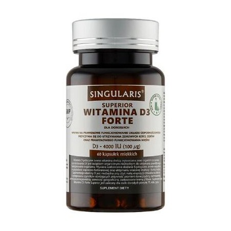  Singularis Witamina D3 Forte 60 kapsułek 
