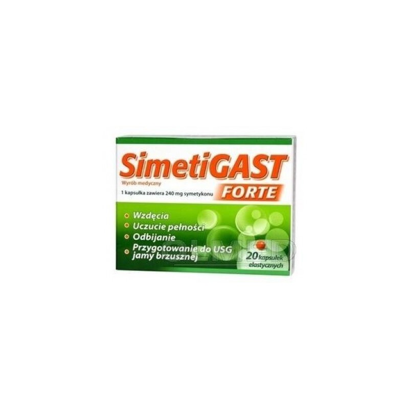 Simetigast Forte 20 kapsułek 