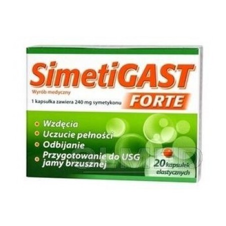  Simetigast Forte 20 kapsułek 
