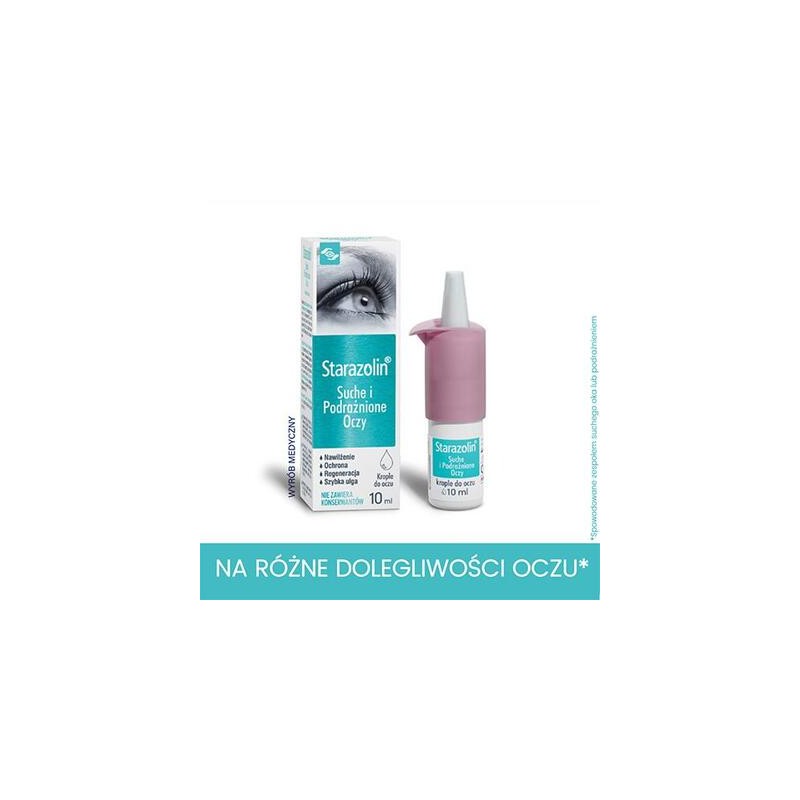Starazolin suche i podrażnione oczy, krople 10 ml 