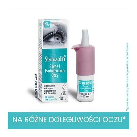 Starazolin suche i podrażnione oczy, krople 10 ml
