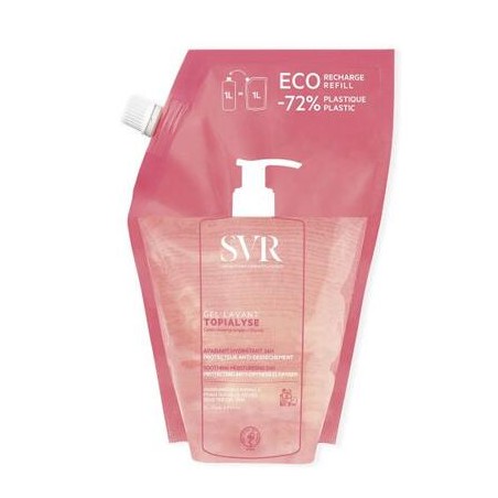  SVR Topialyse Gel Lavant Żel do mycia kojący, 1000 ml 