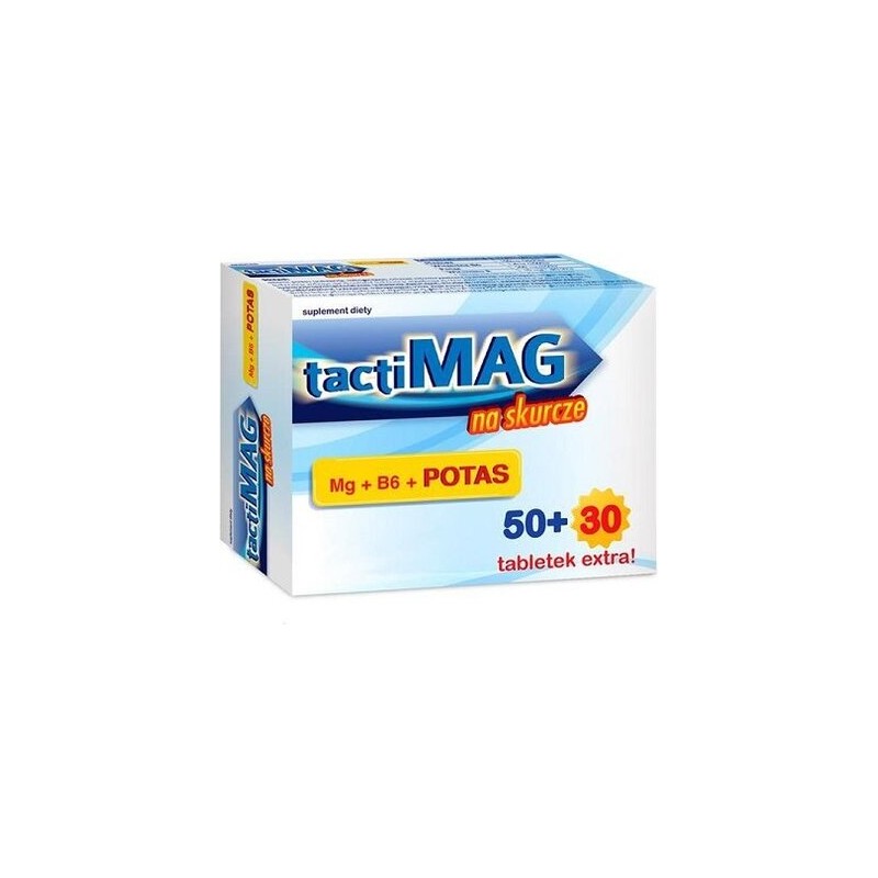 TactiMag na skurcze 80 tabletek powlekanych 
