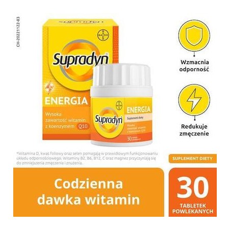 Supradyn Energia 15 tabletek musujących
