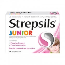 Strepsils Junior, 24 pastylki