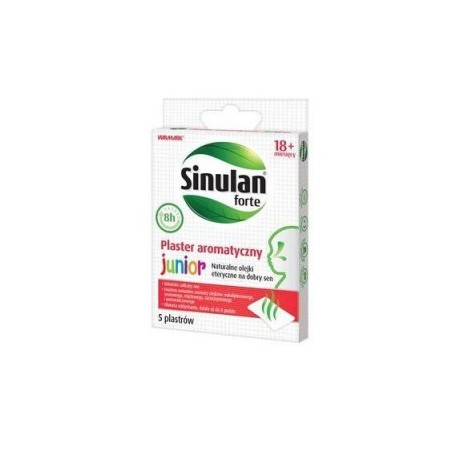  Sinulan Forte Junior plastry aromatyczne, 5 plastrów 