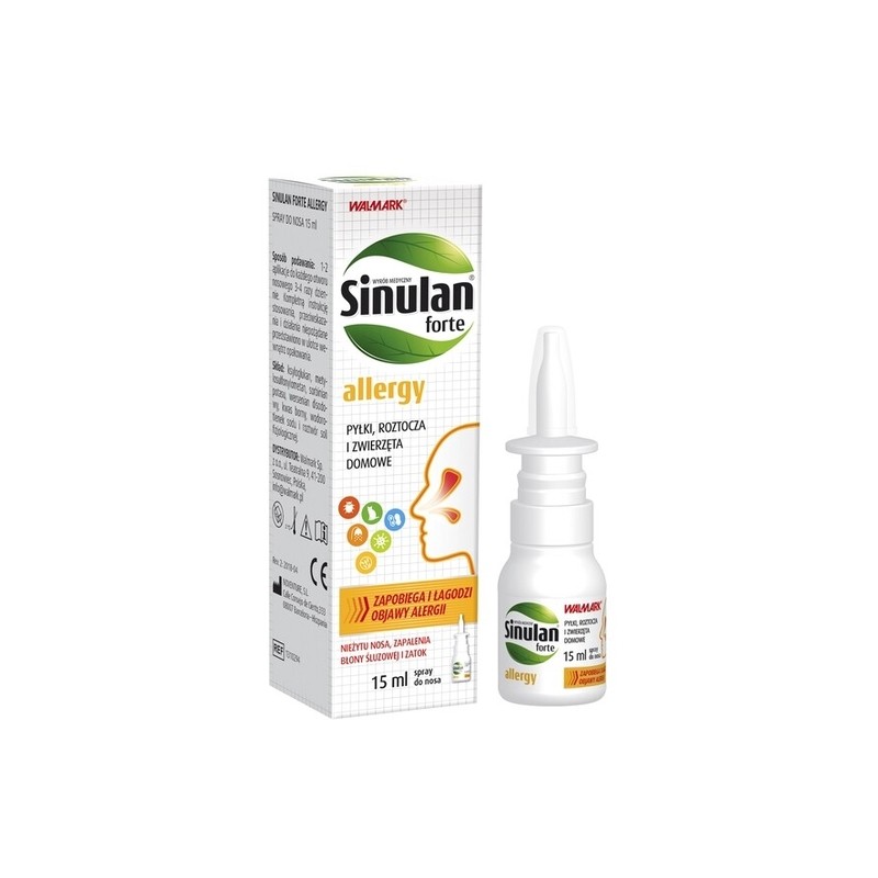 Sinulan Forte Allergy spray do nosa 15 ml 