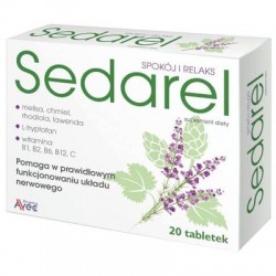 Sedarel, 20 tabletek