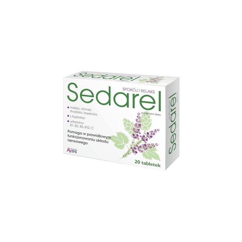 Sedarel, 20 tabletek 