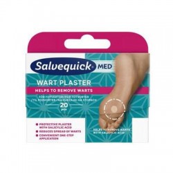 Salvequick Wart na kurzajki plastry 20 sztuk