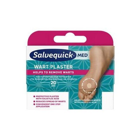  Salvequick Wart na kurzajki plastry 20 sztuk 