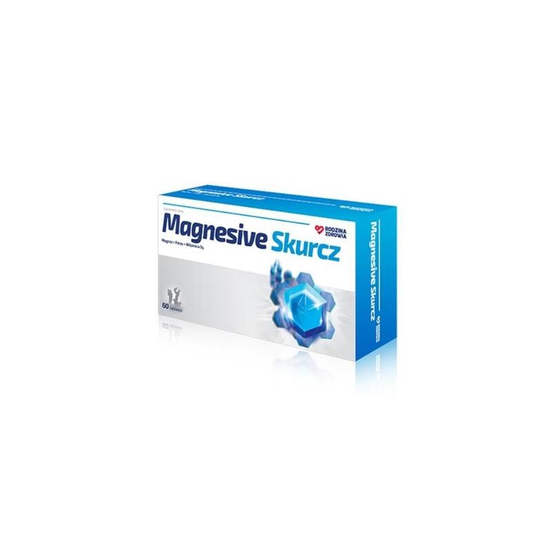 Rodzina Zdrowia Magnesive Skurcz, 60 tabletek 