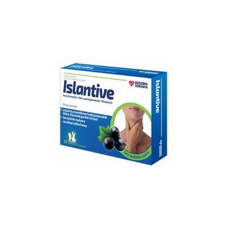 Rodzina zdrowia Islantive 30 tabletek do ssania