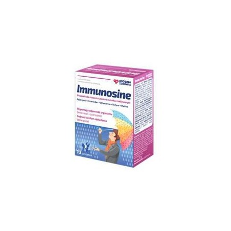 Rodzina Zdrowia Immunosine o smaku malinowym 10 saszetek