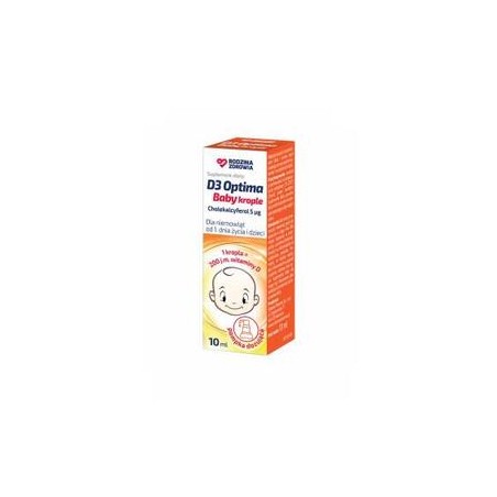  Rodzina Zdrowia D3 Optima Baby krople,10ml 