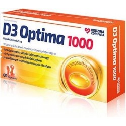 Rodzina Zdrowia D3 Optima 1000, 60 kapsułek