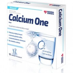 Rodzina Zdrowia Calcium One, 12 tabletek musujących