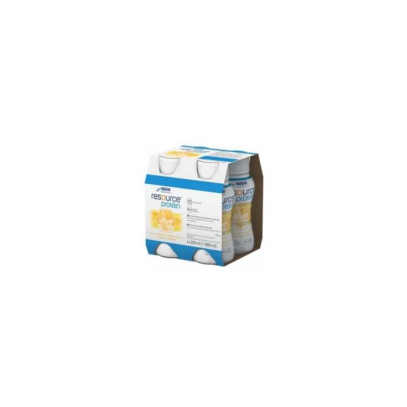 Resource Protein o smaku waniliowym, 4 butelki po 200 ml 