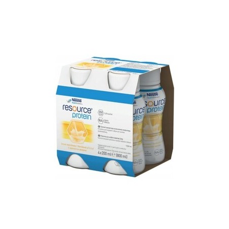 Resource Protein o smaku waniliowym, 4 butelki po 200 ml
