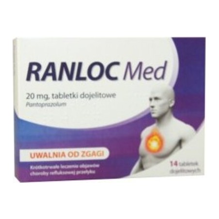  Ranloc Med 20 mg, 14 tabletek 