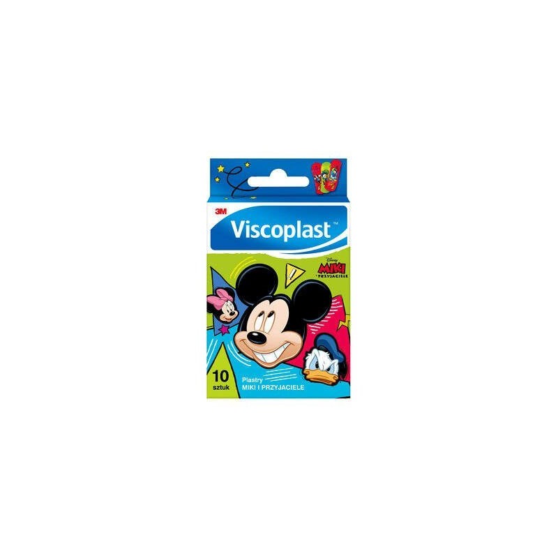 Plastry Viscoplast Miki i Przyjaciele, 10 sztuk 