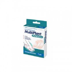 Plastry hydrokoloidowe na pęcherze Multiplast MIX, 7 sztuk