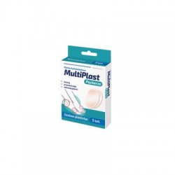 Plastry hydrokoloidowe na pęcherze Multiplast MIX, 5 sztuk