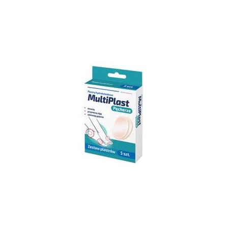  Plastry hydrokoloidowe na pęcherze Multiplast MIX, 5 sztuk 