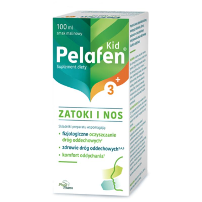 Pelafen Kid 3+ Zatoki i nos, 100 ml 