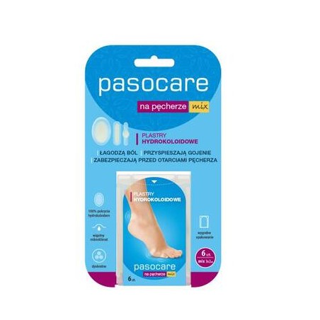  Pasocare, Plastry hydrokoloidowe na pêcherze MIX, 6 sztuk 