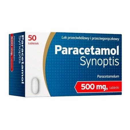  Paracetamol Synoptis 50 tabletek 