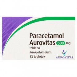 Paracetamol Aurovitas 12 tabletek
