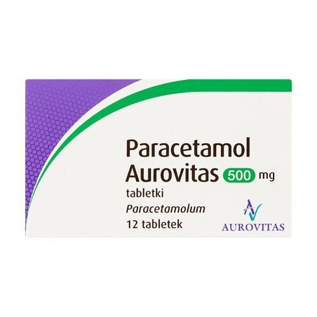  Paracetamol Aurovitas 12 tabletek 